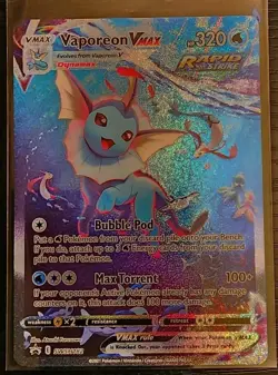 MINT Vaporeon VMAX/V SWSH181 and SWSH182 Alt Art:Sword & Shield Promo Cards Holo - Image 4