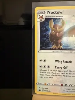NOCTOWL - SWSH027 S&S - Black Star Promo 2020 - Holo - Pokemon TCG Card - Image 2