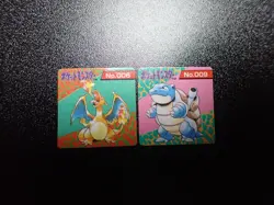 Pokemon GB Pocket Mini Card Non Holo x2 Charizard & Blastoise #5736 - Image 1
