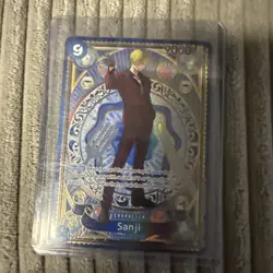One Piece CCG Sanji SP SEC OP06-119 OP11 Parallel a Fist of Divine Speed NM Card - Image 1