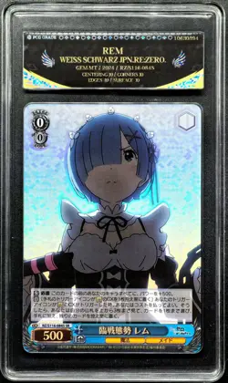 2024 Weiss Schwarz Cards JPN. REM ‌SR RE:ZERO-Starting Life 084S PCG 10 PRISTINE - Image 1