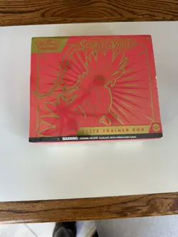 Pokemon Cards Scarlet And Violet Base Set ETB FACTORY SEALED - Image 1