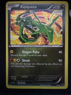 Rayquaza 11/20 - Dragon Vault Holo Rare Pokemon TCG Card - LP - Image 1