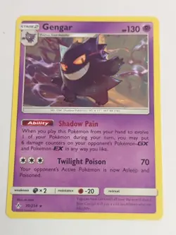 Gengar 70/214 Rare SM - Unbroken Bonds Pokemon Card NM Non Holo - Image 3