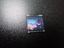 Pokemon Bros GB Pocket Mini Card Non Holo Nidorino VS Gengar #5712 EX - Image 2