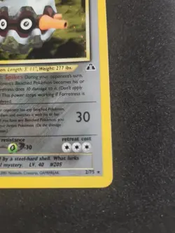 Pokemon TCG Cards Forretress 2/75 Neo Discovery Holo Rare - Image 4