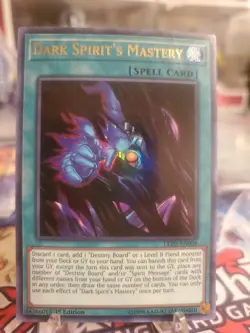 Dark Spirit's Mastery LED5-EN004 1st Edition Ultra Rare Yugioh Card - Image 1