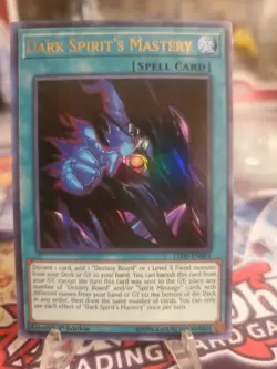 Dark Spirit's Mastery LED5-EN004 1st Edition Ultra Rare Yugioh Card - Image 3