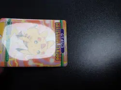 Pokemon Bandai Promo Waterproof Bathroom Menko Card Shining Pikachu #5644 - Image 2