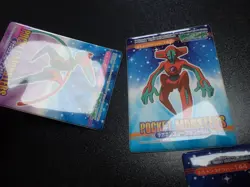 Pokemon Bandai Promo Waterproof Bathroom Menko Card Shining Deoxys x3 SET #5650 - Image 5
