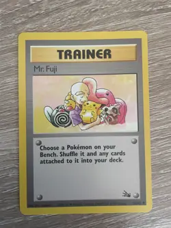 Mr. Fuji 58/62 Fossil Set - Uncommon Pokemon Card - NM - Image 1