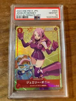 PSA10 One Piece Card Jewelry Bonney ST21-004 Parallel Japanese rare from Japan - Image 1