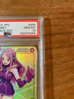 PSA10 One Piece Card Jewelry Bonney ST21-004 Parallel Japanese rare from Japan - Image 3