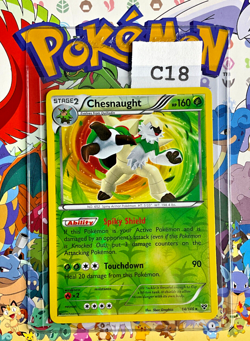 Chesnaught 14/146 | XY Base Reverse Holo Pokemon Card | NM (C18) - Image 2