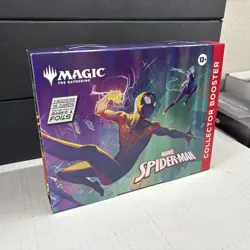 Magic The Gathering Spider-Man Collector Omega Box Collector Booster Pack Sealed - Image 2