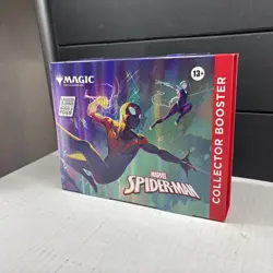 Magic The Gathering Spider-Man Collector Omega Box Collector Booster Pack Sealed - Image 3