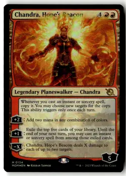 MTG - Chandra, Hope's Beacon 134 foil Near Mint March of the Machine - Image 1