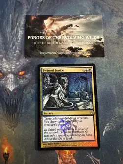 Twisted Justice Foil - MTG - Ravnica: City of Guilds - Image 1