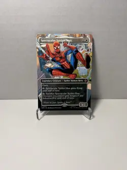 MTG TCG Marvel's Spider - Man Spectacular Spider - Man (Borderless) Rare # 14 NM - Image 1
