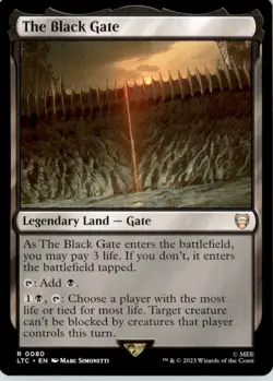 The Black Gate R Commander: The Lord of the Rings: Tales of Middle-earth 80 NM - Image 1