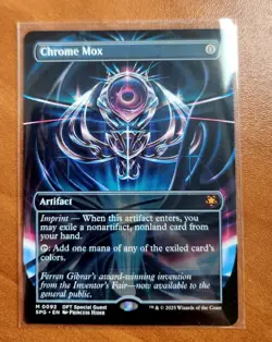 Magic MTG Chrome Mox SPG 0092 Borderless Regular Mythic - NM condition - Image 1