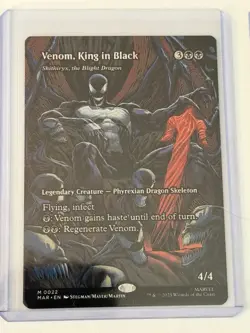Venom, King in Black // Skithiryx, the Blight Dragon Borderless mar 22 - Image 1