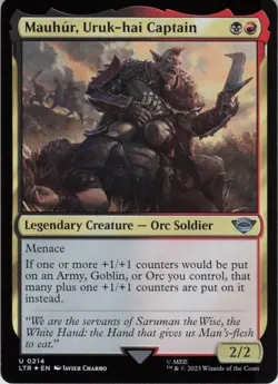 Mauhur, Uruk-hai Captain U Universes Beyond: The Lord of the Rings Foil - Image 1