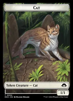 Cat Regular - Modern Horizons 3 Tokens MTG-NM - Image 1