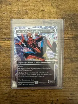 Spectacular Spider-Man (0239) (Borderless) (Textured Foil) MTG Marvel's - Image 1