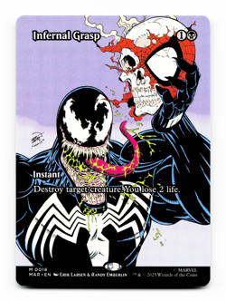 Infernal Grasp (Borderless) - [Marvel Universe Eternal-Legal] MTG Magic 💀 - Image 1