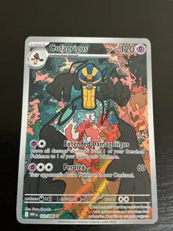 2025 Pokemon SV White Flare WHT EN Cofagrigus Illustration Rare #123/086 - Image 1