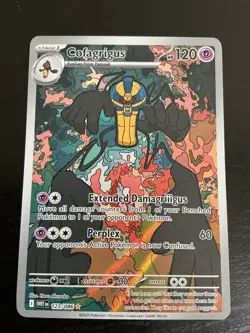 2025 Pokemon SV White Flare WHT EN Cofagrigus Illustration Rare #123/086 - Image 3
