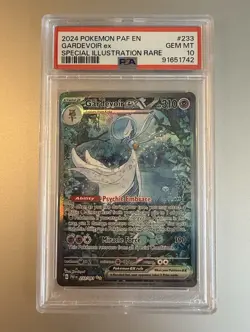 Pokemon Gardevoir ex 233/091 SV: Paldean Fates Holo PSA 10 GEM MINT - Image 1