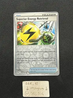 Pokemon Paldea Evolved - Superior Energy Retrieval - 189/193 - Reverse Holo M/NM - Image 1