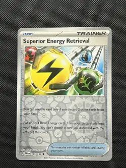 Pokemon Paldea Evolved - Superior Energy Retrieval - 189/193 - Reverse Holo M/NM - Image 2