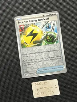 Pokemon Paldea Evolved - Superior Energy Retrieval - 189/193 - Reverse Holo M/NM - Image 3