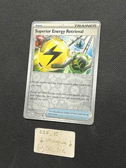 Pokemon Paldea Evolved - Superior Energy Retrieval - 189/193 - Reverse Holo M/NM - Image 4