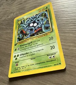 Pokemon TCG Tangela Base Set German 1st Edition (Tangela) #66/102 - Image 3