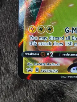 Pokemon TCG: Pikachu VMAX Celebrations SWSH062 Full Art Black Star Promo NM - Image 2