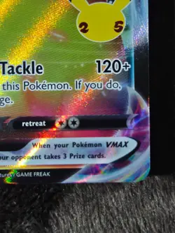 Pokemon TCG: Pikachu VMAX Celebrations SWSH062 Full Art Black Star Promo NM - Image 3