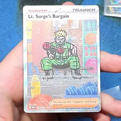 Lt. Surge's Bargain 185/132 SIR Mega Evolution MEG-EN Pokemon - NM - Image 3