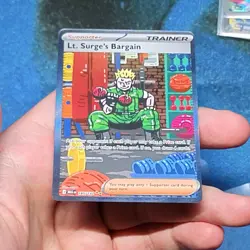 Lt. Surge's Bargain 185/132 SIR Mega Evolution MEG-EN Pokemon - NM - Image 5