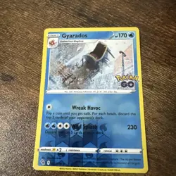 Gyarados Reverse Holo Rare - 022/078 - Pokemon Go Pokemon 2022 - Image 1
