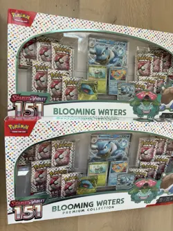 Pokemon Prismatic Evolutions Lucario ex & Tyranitar + 151 Blooming Waters Bundle - Image 5