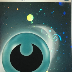Pokemon TCG 151 SVE 007 Cosmos Holographic Darkness Energy w HD Swirl Near Mint - Image 1