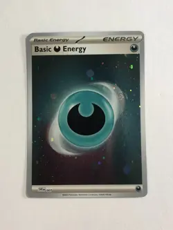 Pokemon TCG 151 SVE 007 Cosmos Holographic Darkness Energy w HD Swirl Near Mint - Image 2