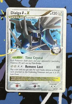 Pokemon TCG - Dialga G LV.X 122/127 - Ultra Rare Platinum: Base [Moderate Play] - Image 1