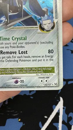 Pokemon TCG - Dialga G LV.X 122/127 - Ultra Rare Platinum: Base [Moderate Play] - Image 4