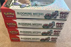 4x Pokemon TCG Scarlet Violet 151 Blooming Waters Premium Collection Box SEALED - Image 3