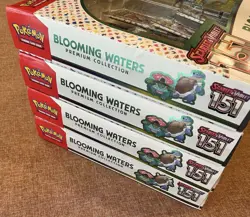 4x Pokemon TCG Scarlet Violet 151 Blooming Waters Premium Collection Box SEALED - Image 4